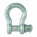 Fehr Brothers Fehr Anchor Shackle, in Trade, 4.25 ton Working Load, Commercial Grade, Steel, Galvanized 7/8
